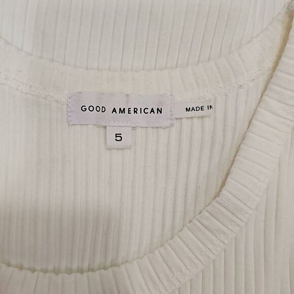 *sold*Good American Chunky Ribbed Tank Sz 5 /2XL - Picture 2 of 10